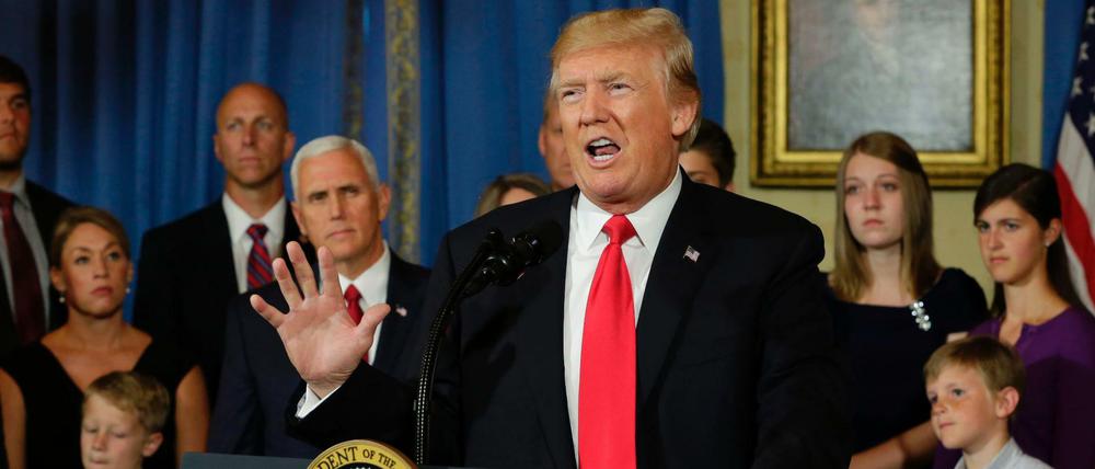 Donald Trump schaffte es bisher nicht, Obamacare abzuschaffen. Der Senat legte sich quer.