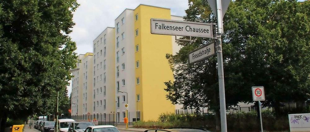 Die neue Gemeinschaftsunterkunft an der Freudstraße.