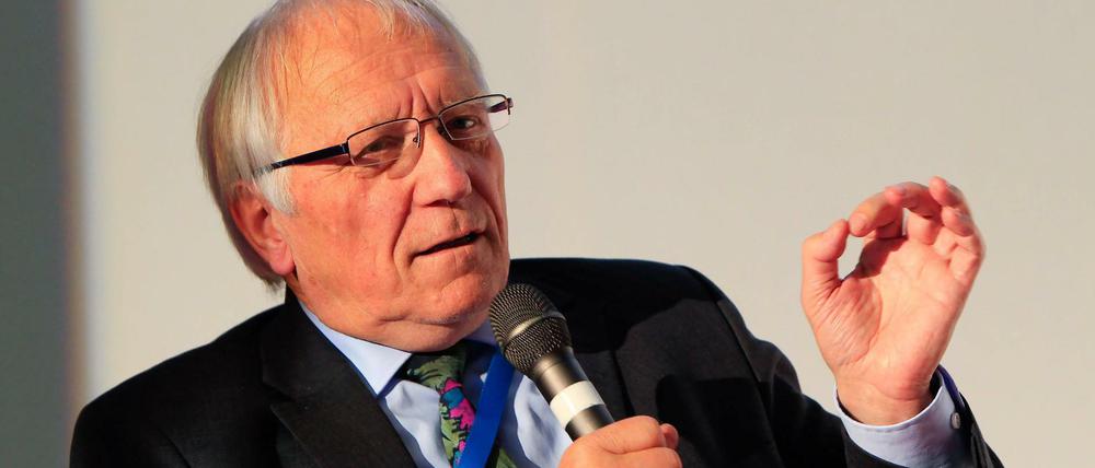 Der Desertec-Vordenker Gerhard Knies, hier bei einer Tagung im Mai 2011 in seiner Heimatstadt Hamburg, ist am 11. Dezember 2017 im Alter von 80 Jahren gestorben.
