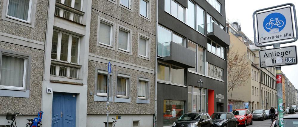 Die Linienstraße in Berlin-Mitte ist seit zehn Jahren Fahrradstraße.