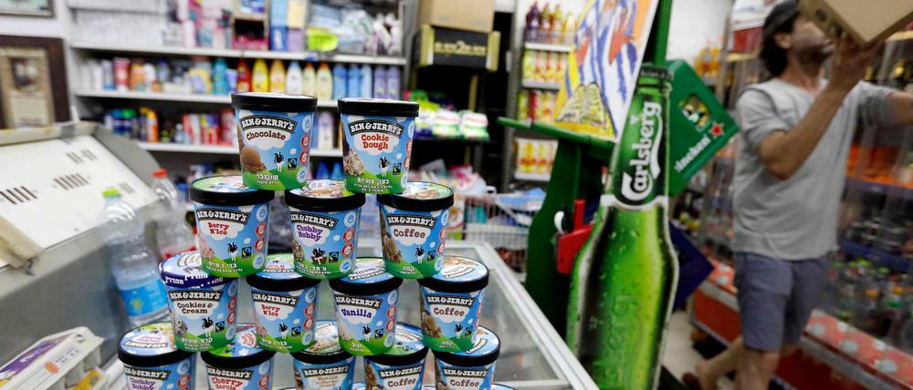 Die US-Eismarke Ben & Jerry‘s verkauft ihre Produktenicht mehr in den von Israel besetzten Gebieten.