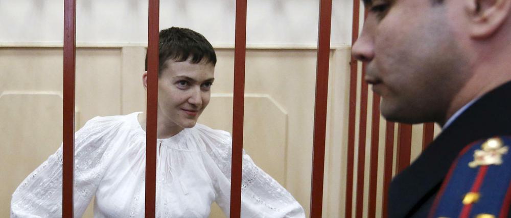 Die ukrainische Militärpilotin Nadezhda Savchenko