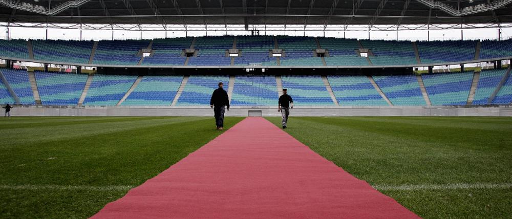 Roter Teppich zur Auslosung der FIFA Fussball-Weltmeisterschaft 2006
