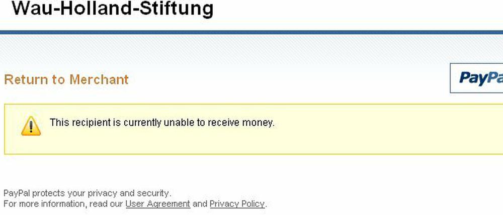 Über die Wau-Holland-Stiftung konnte man Wikileaks unterstützen. Zumindest im Netz geht das nicht mehr - Paypal hat das Konto gesperrt.