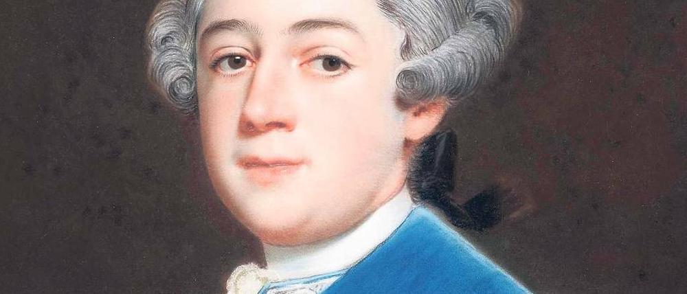 Leopold III. von Anhalt-Dessau, porträtiert von Lisiewsky.