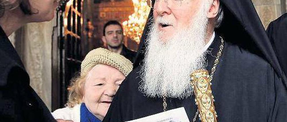 Bartholomäus I., Patriarch von Konstantinopel mit Sitz in Fener in Istanbul. Foto: Reuters