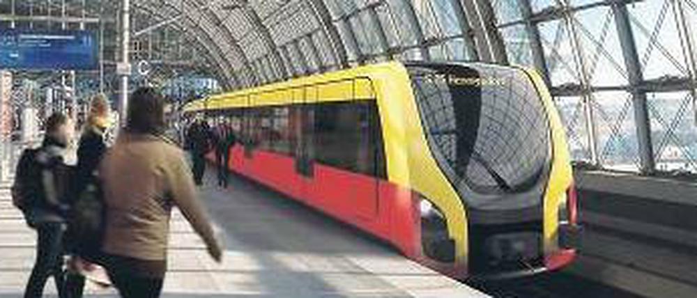 Schick nicht? 400 neue Wagen wie diesen soll der Betreiber der S-Bahn nach Willen des Senats anschaffen.