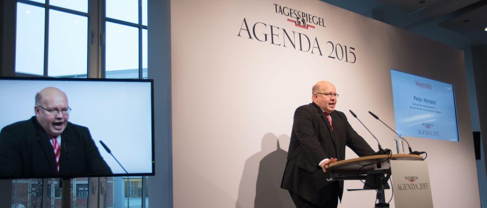 Kanzleramtschef Peter Altmaier hält 80 Prozent des Koalitionsvertrages von CDU/CSU und SPD für abgearbeitet.