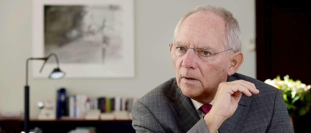 Budnesfinanzminister Wolfgang Schäuble.