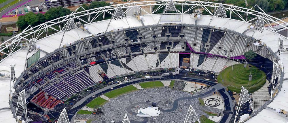 Londons Ostkurve. Im Olympiastadion soll das Herz der diesjährigen Sommerspiele schlagen – und damit auch den Osten der altehrwürdigen englischen Hauptstadt beleben.