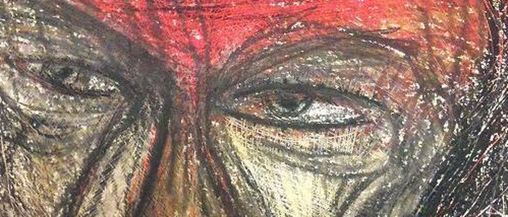 In der Manie. In der Klinik zeichnet sich der manisch-depressive Felix selbst.