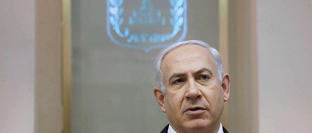 Israels Ministerpräsident Benjamin Netanjahu