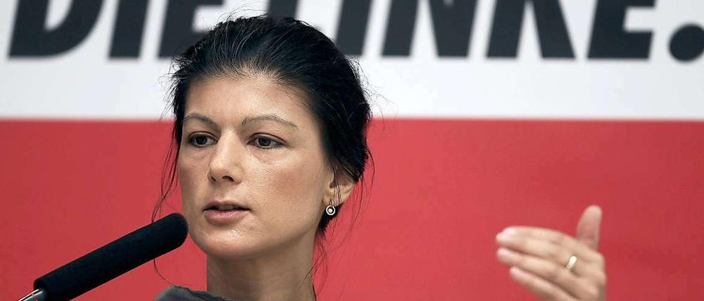Sahra Wagenknecht kann knallhart sein, wenn es um ihre Interessen geht.