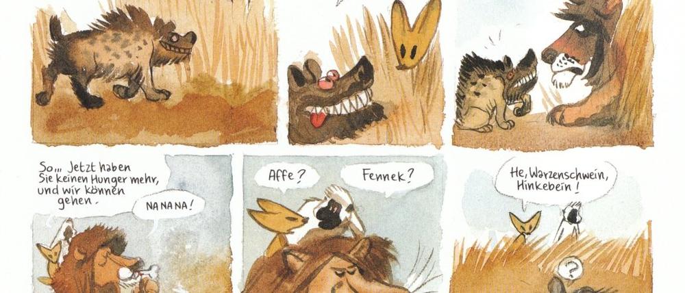 Fressen und gefressen werden: Eine Szene aus dem Buch.