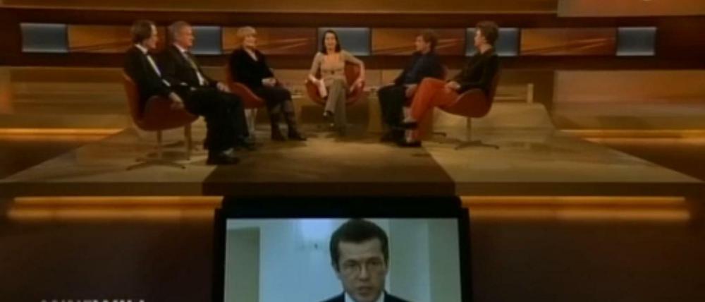 Ard-Talkshow "Anne Will" mit dem Thema: "Doktor Guttenberg – alles nur geklaut?"