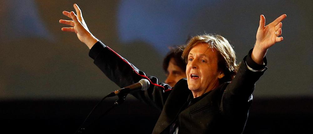 A long way from Beijing: Paul McCartney sings "Hey Jude" at the London Opening Ceremony.