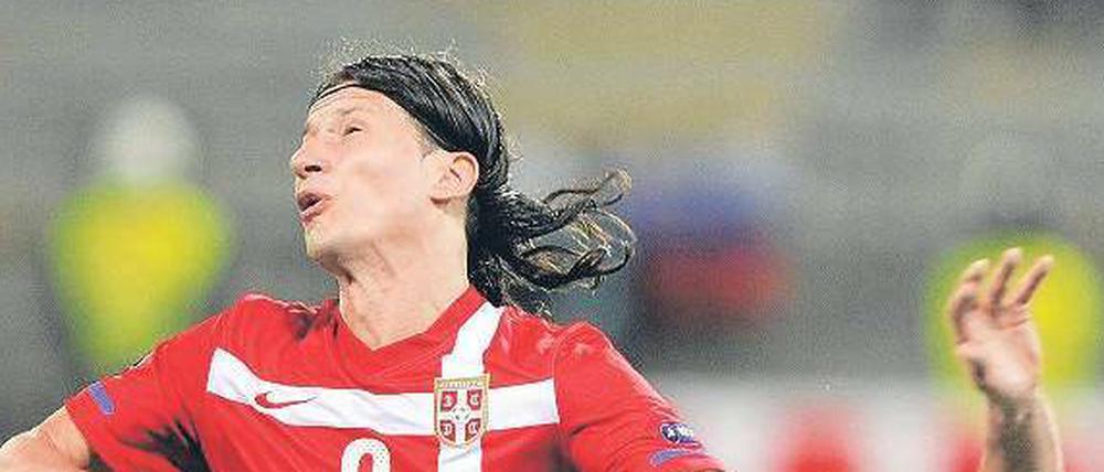 Marko Pantelic, 33, trifft heute mit Piräus auf Dortmund (20.45 Uhr, live bei Sat1). Zuletzt verpasste der ehemalige Profi von Hertha BSC mit Serbien die EM.