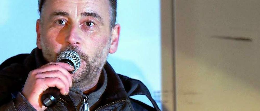 Lutz Bachmann hat sich eigentlich nie so richtig von Pegida verabschiedet.