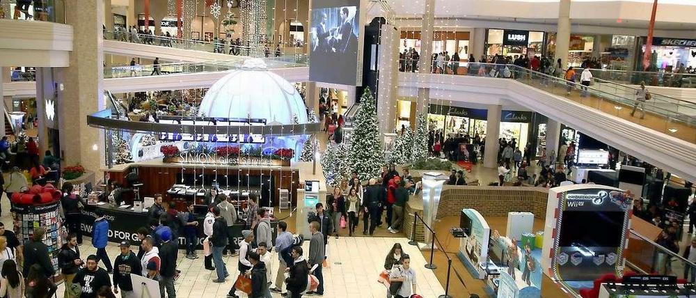 Shopping Malls sind Teil der Freizeitindustrie.