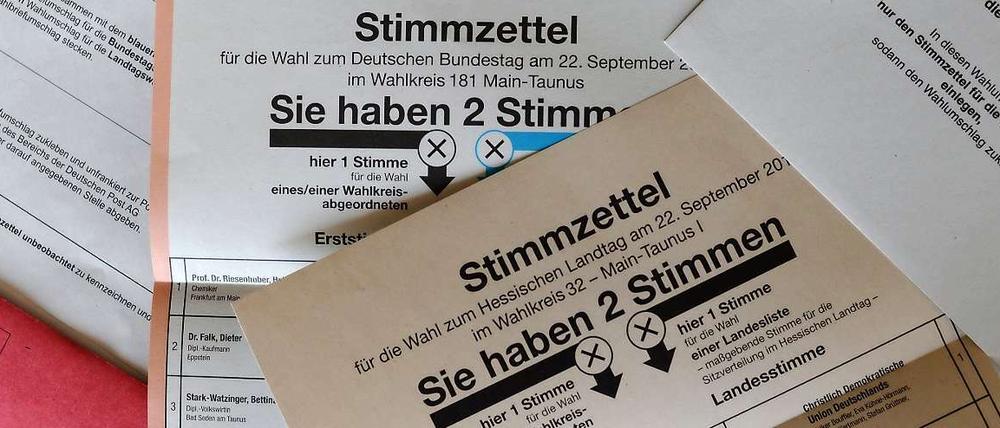 Vorab wählen. Per Brief geht das.