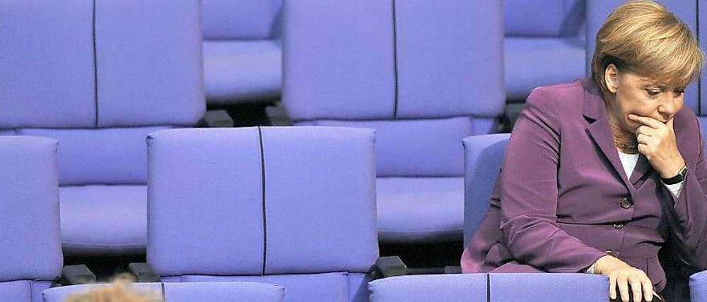Sie tut alles um Schlagzeilen zu vermeiden: Angela Merkel.
