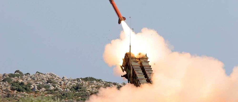 Abschuss einer Patriot-Rakete.