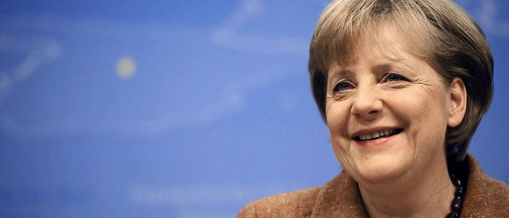 Zufrieden mit dem Gipfelergebnis: Kanzlerin Angela Merkel