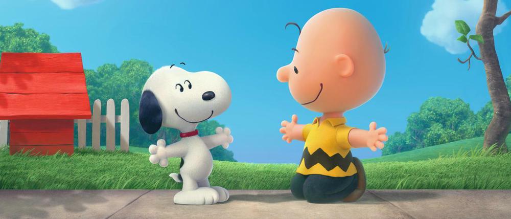 Freunde fürs Leben: Snoopy und Charlie Brown in einer Szene aus "Die Peanuts - Der Film".