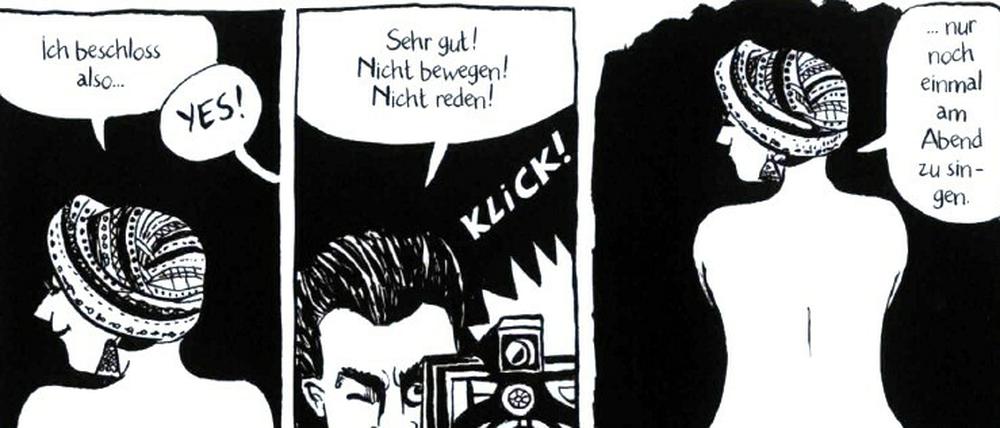 Von Man Ray verewigt: Eine Szene aus dem Buch.
