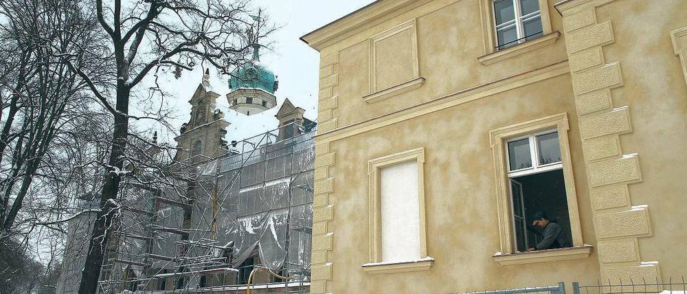 Ewige Baustelle. Das Jagdschloss Glieniecke wurde in seiner Geschichte mehrfach umgebaut, zuletzt in den 60er Jahren.