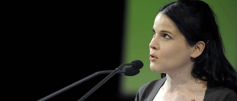 Agnes Krumwiede von den Grünen bekommt Anfragen von Modezeitschriften.