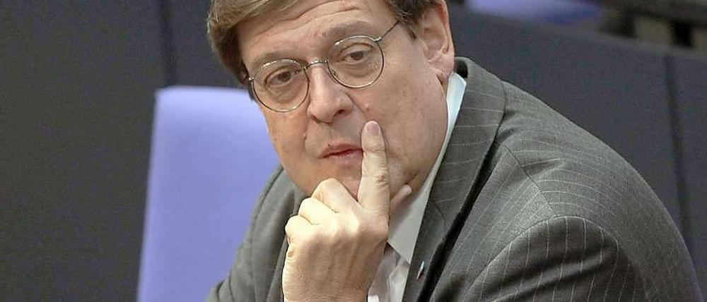 Damals, im Bundestag. Bis Juni 2009 saß Jörg Tauss für die SPD im Parlament. Dann trat er aus der SPD aus und ist seitdem in der Piratenpartei aktiv.