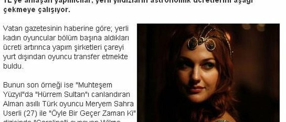 In der Türkei gibt es Wirbel um das Historien-Drama "Das prächtige Jahrhundert".
