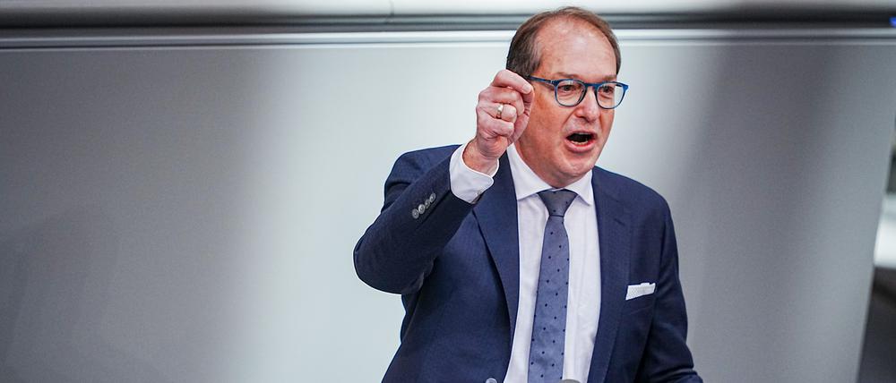 Alexander Dobrindt, CSU-Landesgruppenchef, fehlt das Vertrauen in die FDP.