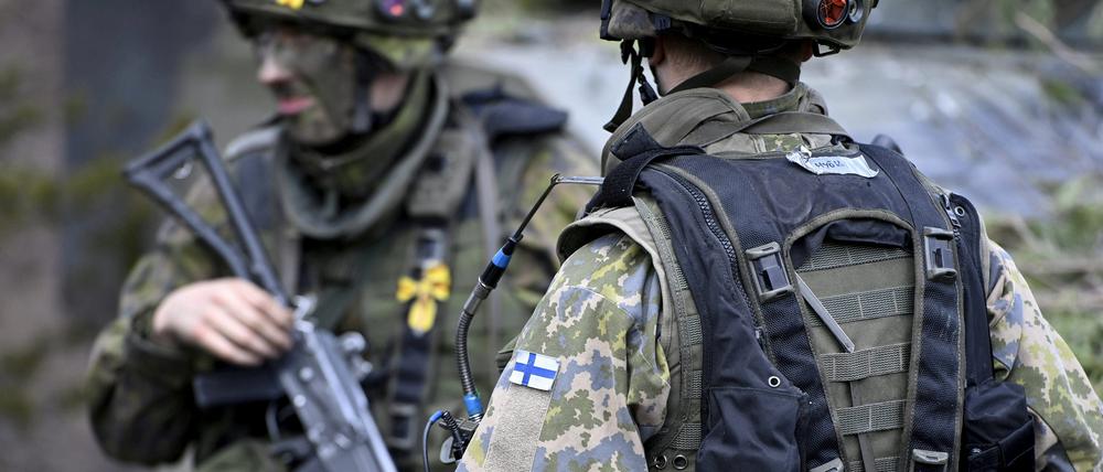 Finnnische Soldaten