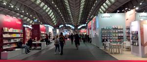 Wie leer es zu Zeiten der Pandemie war: In der Halle 3. 1 während der Frankfurter Buchmesse 2021.