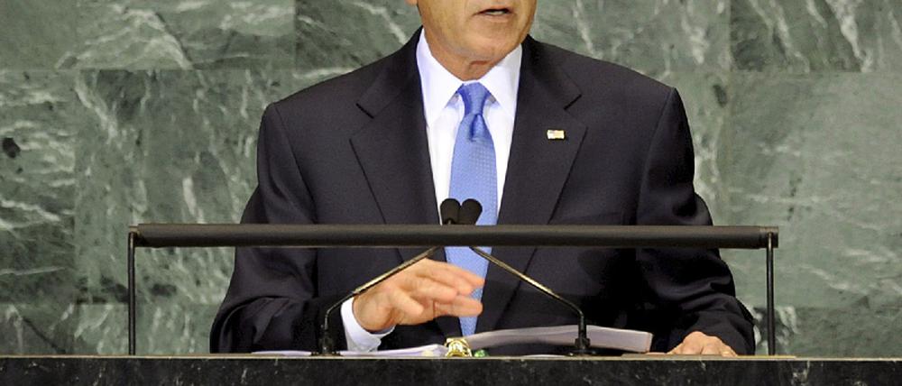 Bush bei UN-Vollversammlung