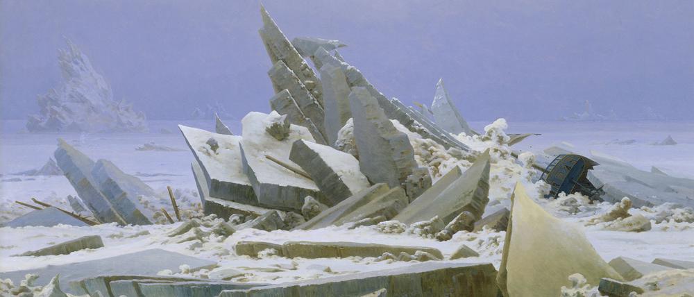 „Das Eismeer“ (1823/24) von Caspar David Friedrich ist ins kollektive Bildergedächtnis eingegangen.