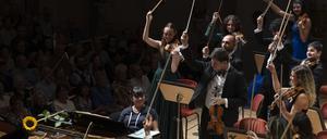 Das Nationale Jugendorchester Rumänien im Berliner Konzerthaus im Rahmen von „Young Euro Classic“ 2023.