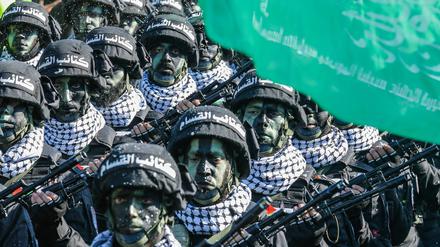 Hamas-Kämpfer im Gazastreifen, 2022.