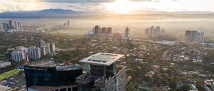 Ein Luftbild des Neubauviertels Pasig in Manila.