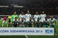 Das Team von Chapecoense Anfang November beim Halbfinale der Copa Sudamericana in Buenos Aires.