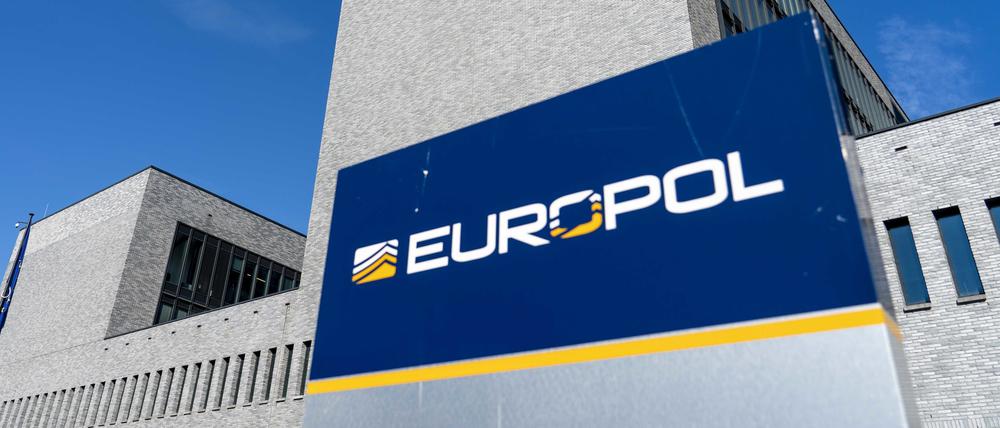 Blick auf das Gebäude von Europol in Den Haag (Niederlande). 