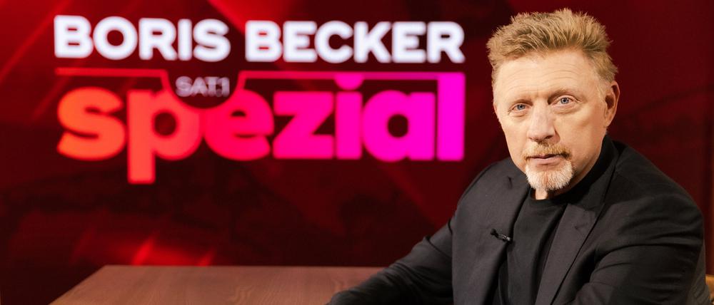 Boris Becker im „Boris Becker Sat.1 Spezial“. 