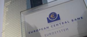 Gebäude der Europäischen Zentralbank (EZB) in Frankfurt am Main.