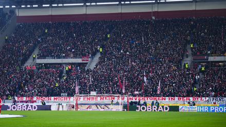 Fans des SC Freiburg protestierten am vergangenen Spieltag gegen den geplanten Investoreneinstieg.