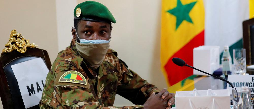 Oberst Assimi Goita, Führer der Junta in Mali. 