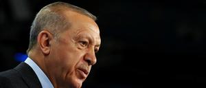 Der türkische Staatschef  Recep Tayyip Erdogan tritt bei der Wahl am 14. Mai wieder an.