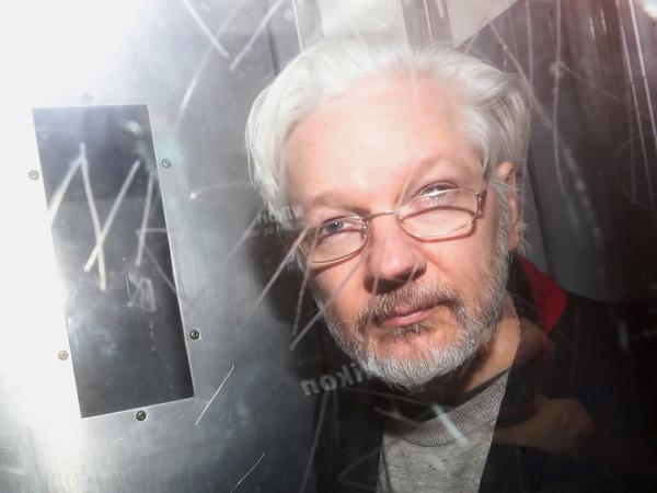 Ein Bild des Wikileaks-Gründers Julian Assange.