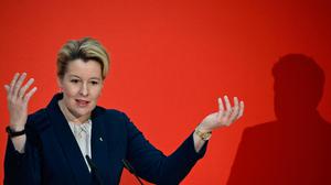 Berlins Wirtschaftssenatorin Franziska Giffey (SPD) wurde Opfer einer Attacke.